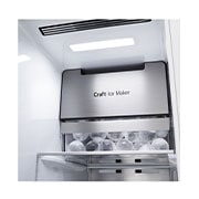 LG 635L InstaView? American Style Fridge Freezer Matte Black Total No Frost, GSXV90MCDE