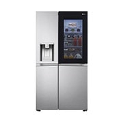 Front view of 635L InstaView? American Style Fridge Freezer Stainless Steel Total No Frost(GSXV91BSAE)