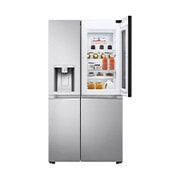 LG 635L InstaView? American Style Fridge Freezer Stainless Steel Total No Frost, GSXV91BSAE
