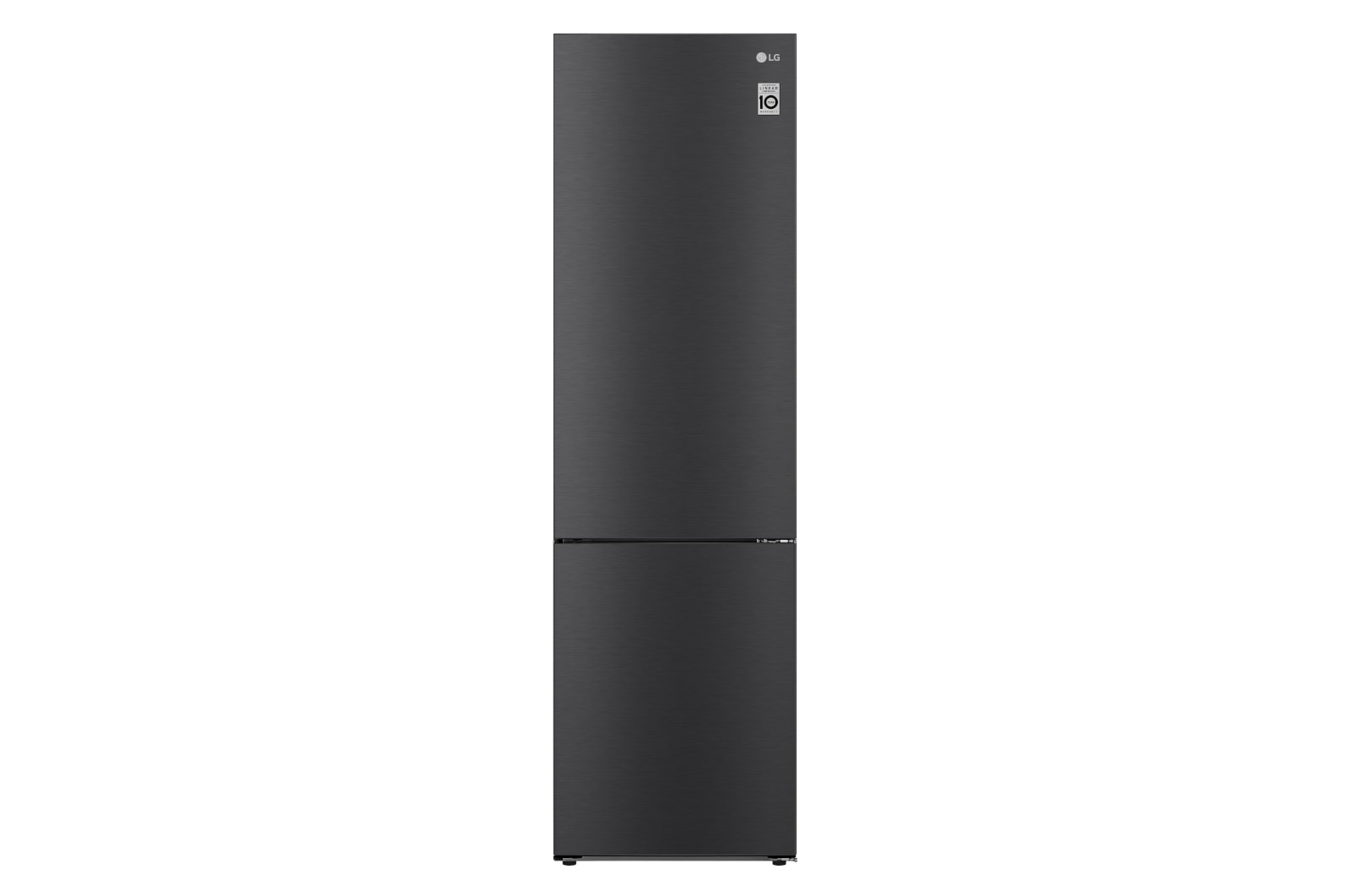 Front view of 384L Tall Fridge Freezer DoorCooling+? Matte Black - GBP62MCNAC