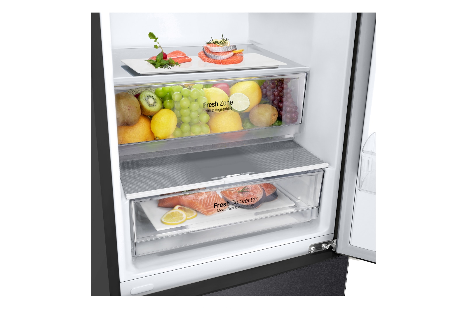 Drawer with food