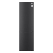 Front view of 384L Tall Fridge Freezer DoorCooling+? Matte Black - GBP62MCNAC