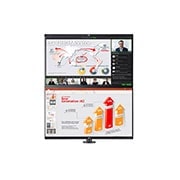 LG 27-inch QHD Monitor Ergo Dual with Daisy Chain, 27QP88DP-BS