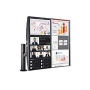 LG 27-inch QHD Monitor Ergo Dual with Daisy Chain, 27QP88DP-BS