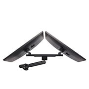 LG 27-inch QHD Monitor Ergo Dual with Daisy Chain, 27QP88DP-BS