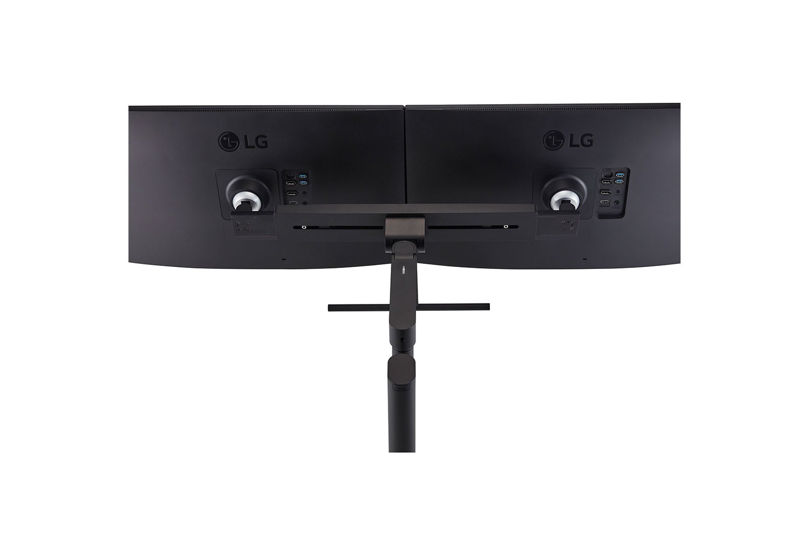 LG 27-inch QHD Monitor Ergo Dual with Daisy Chain, 27QP88DP-BS