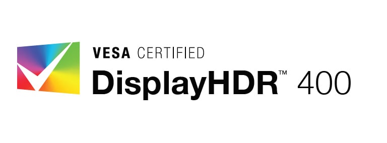 VESA CERTIFIED Display HDR? 400 icon