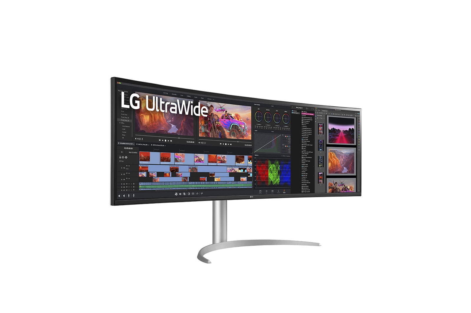 LG UltraWide? Dual QHD Monitor, 49WQ95C-W