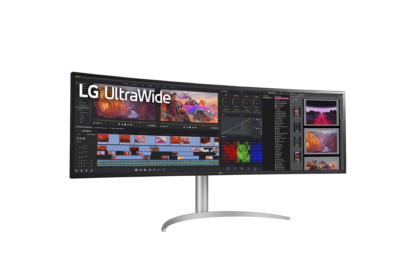 LG UltraWide? Dual QHD Monitor, 49WQ95C-W