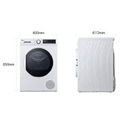 LG 8kg HeatPump Dryer White A++, FDT208W