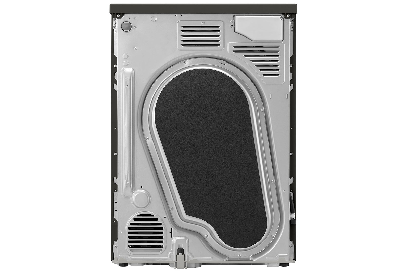 LG 10kg Dual Inverter Heat Pump? Tumble Dryer, Black Steel, FDV1110B