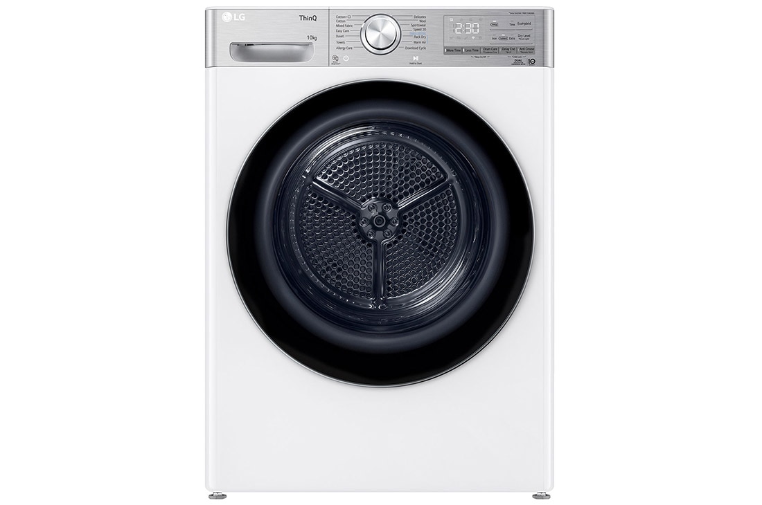 Front view of 10kg DUAL Inverter HeatPump Dryer White A+++ (FDV1110W)