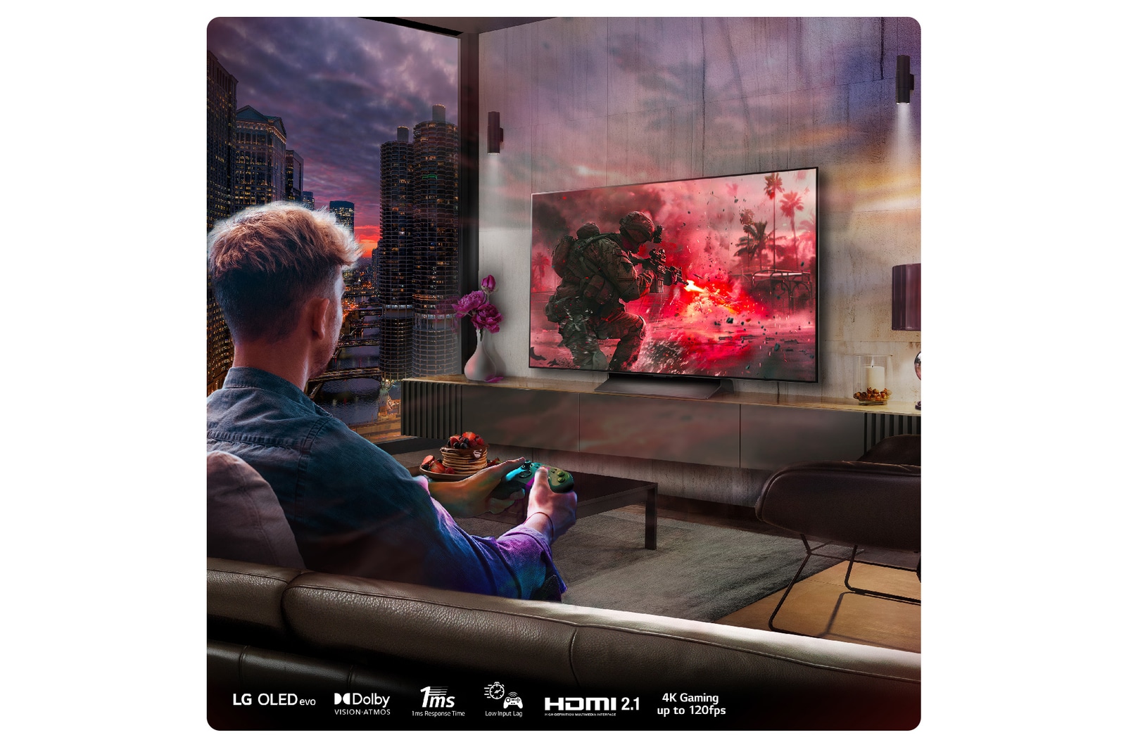 LG 55 inch LG OLED evo AI C4 4K Smart TV 2024, OLED55C44LA