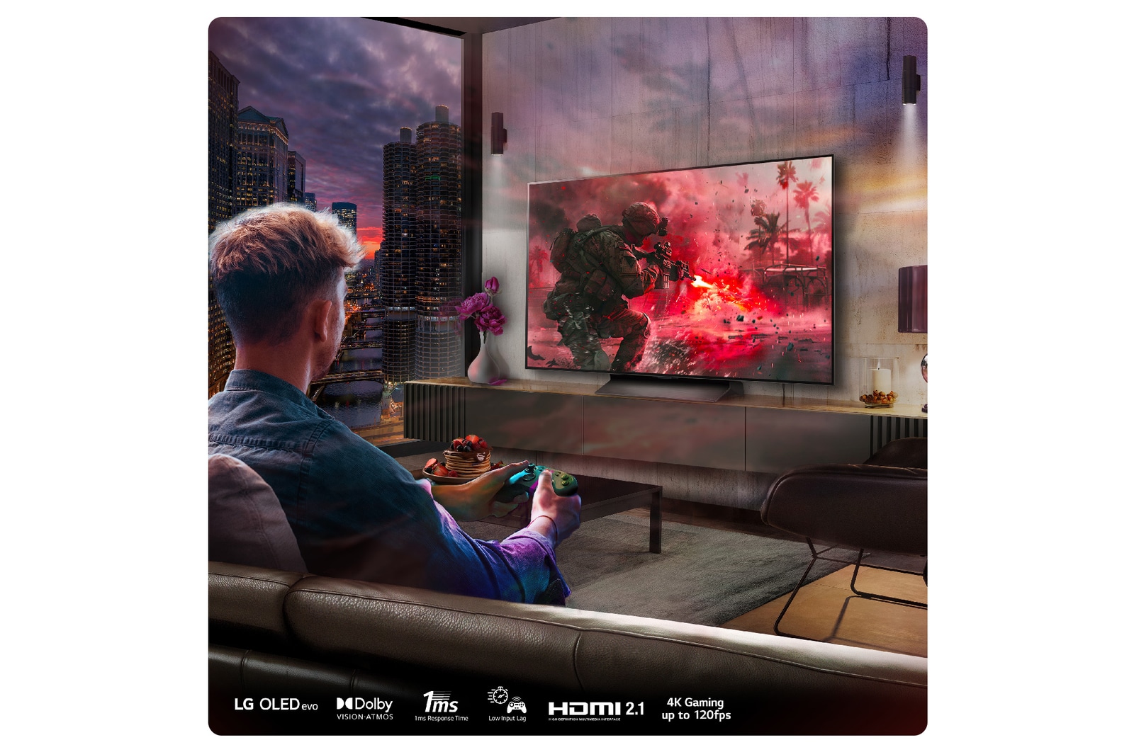 LG 65 inch LG OLED evo AI C4 4K Smart TV 2024, OLED65C44LA