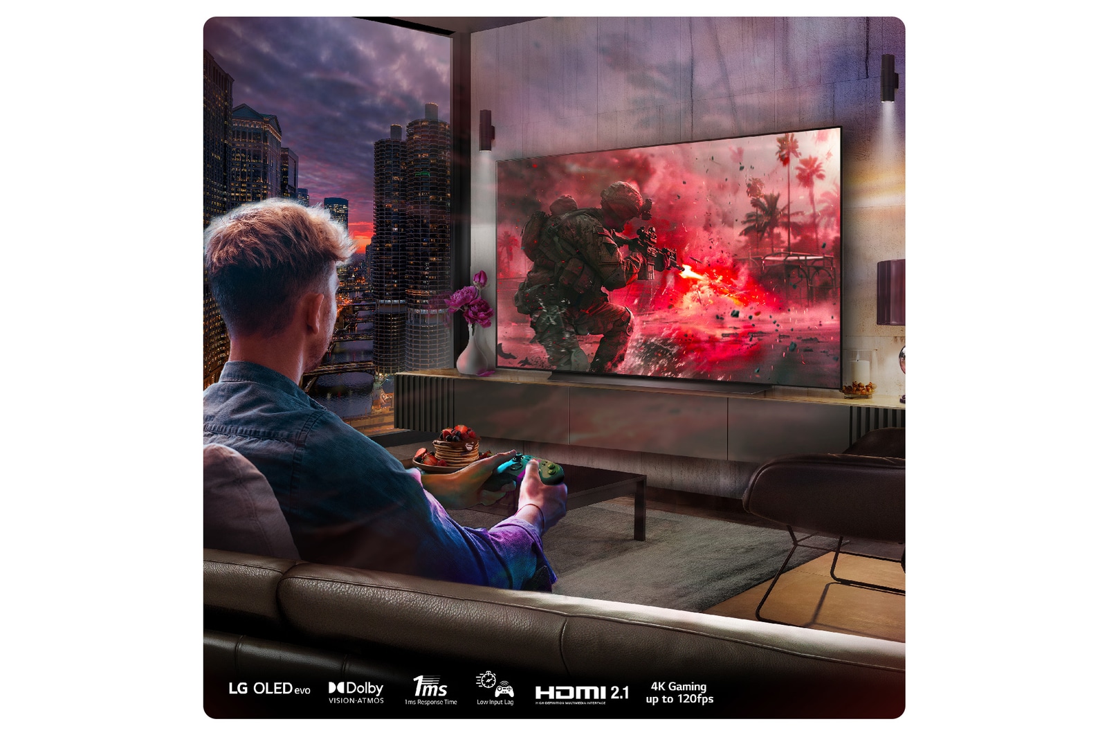 LG 83 inch LG OLED evo AI C4 4K Smart TV 2024, OLED83C44LA