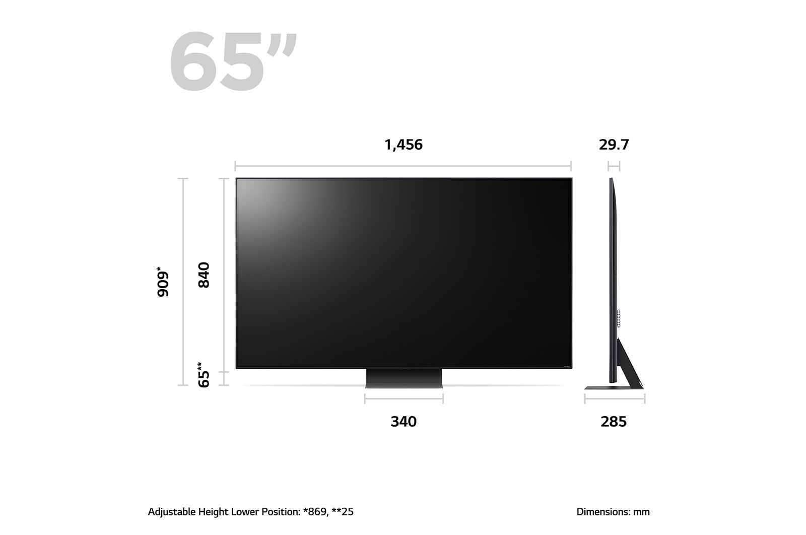 LG QNED81 86 inch 4K Smart UHD TV 2023, 86QNED816RE