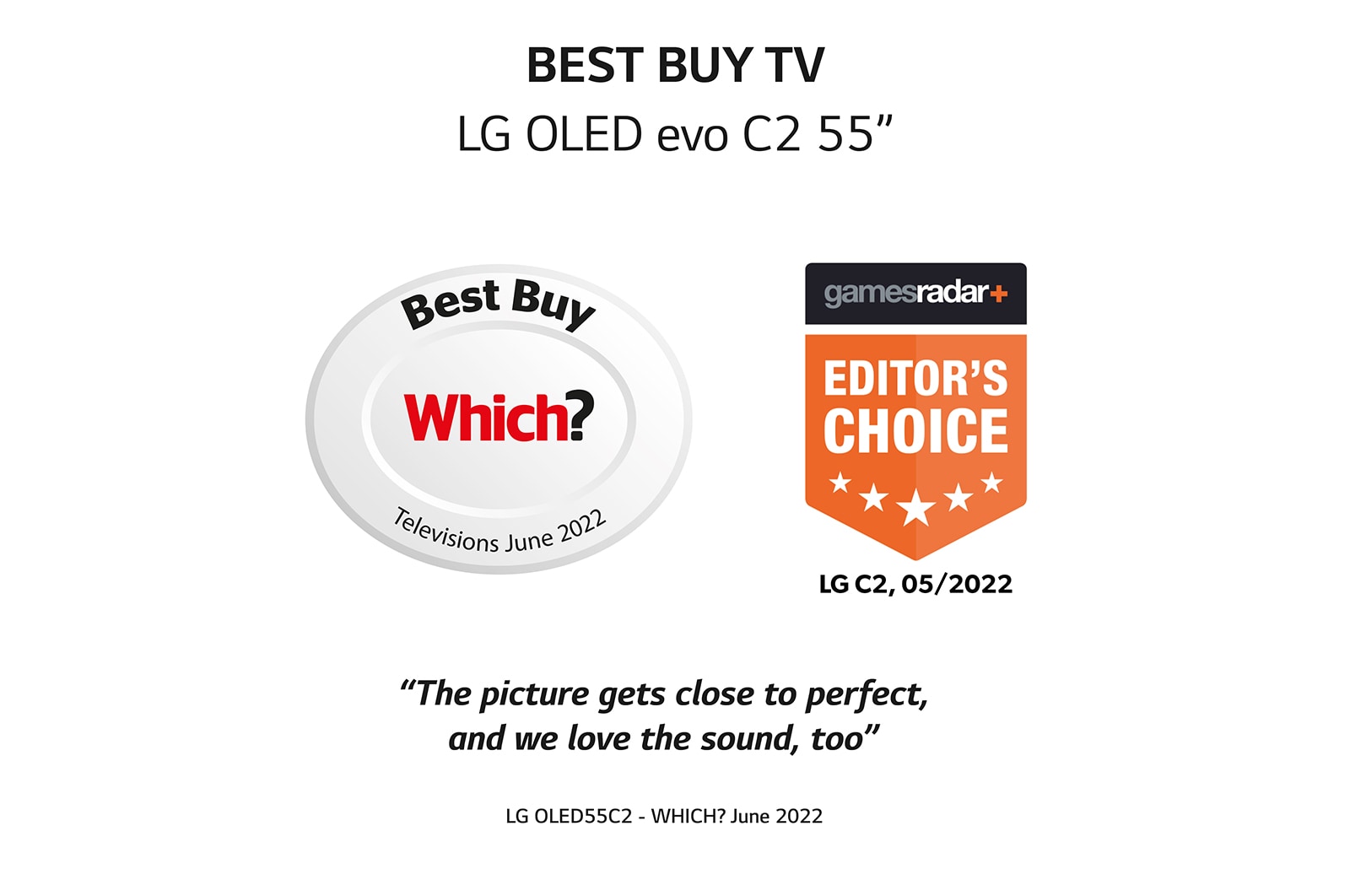 LG OLED evo C2 55 inch TV 2022, OLED55C24LA