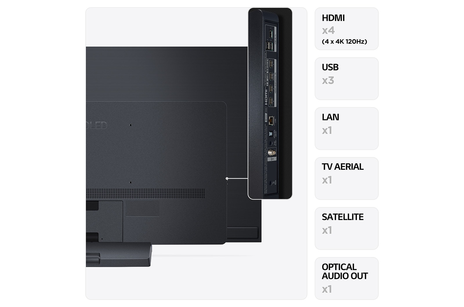 LG OLED evo C3 55 inch 4K Smart TV 2023, OLED55C36LC