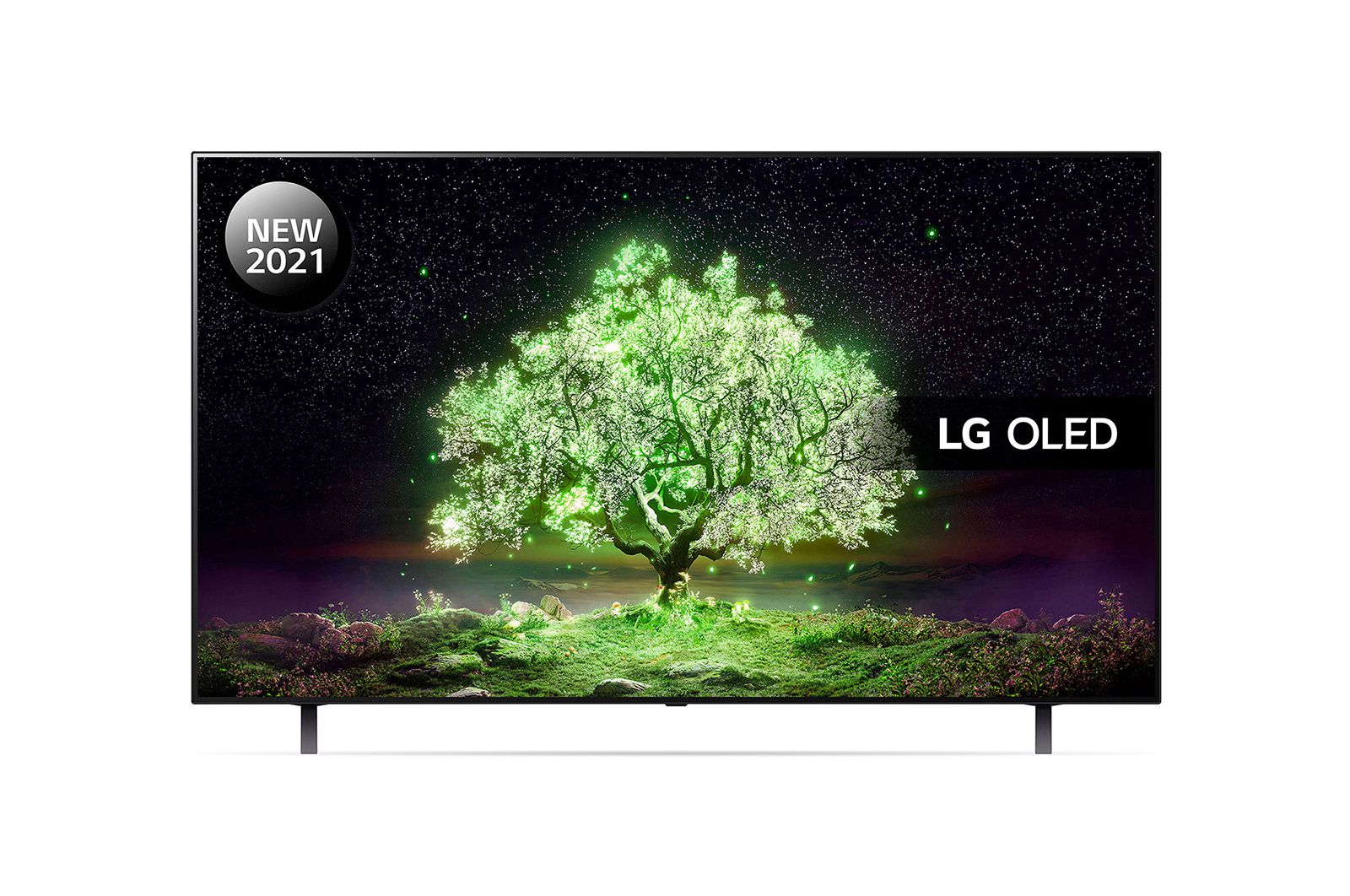 Front view of LG OLED A1 65&#34; 4K Smart TV OLED65A16LA