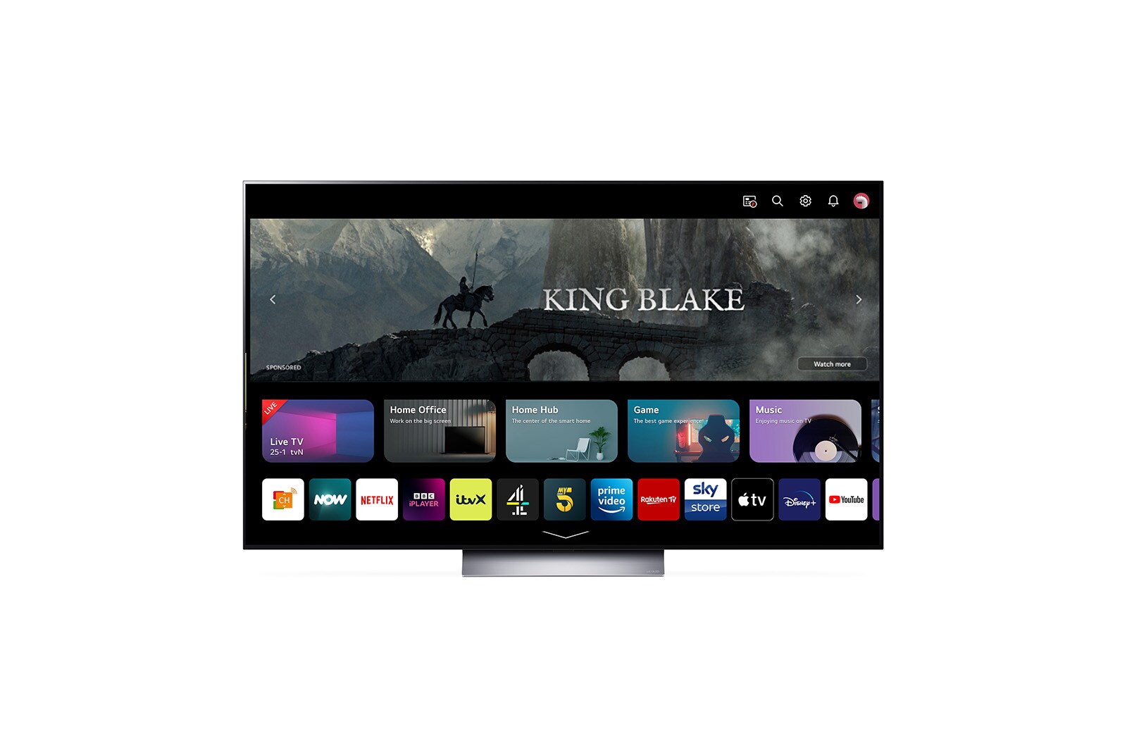 LG OLED evo C3 65 inch 4K Smart TV 2023, OLED65C36LC