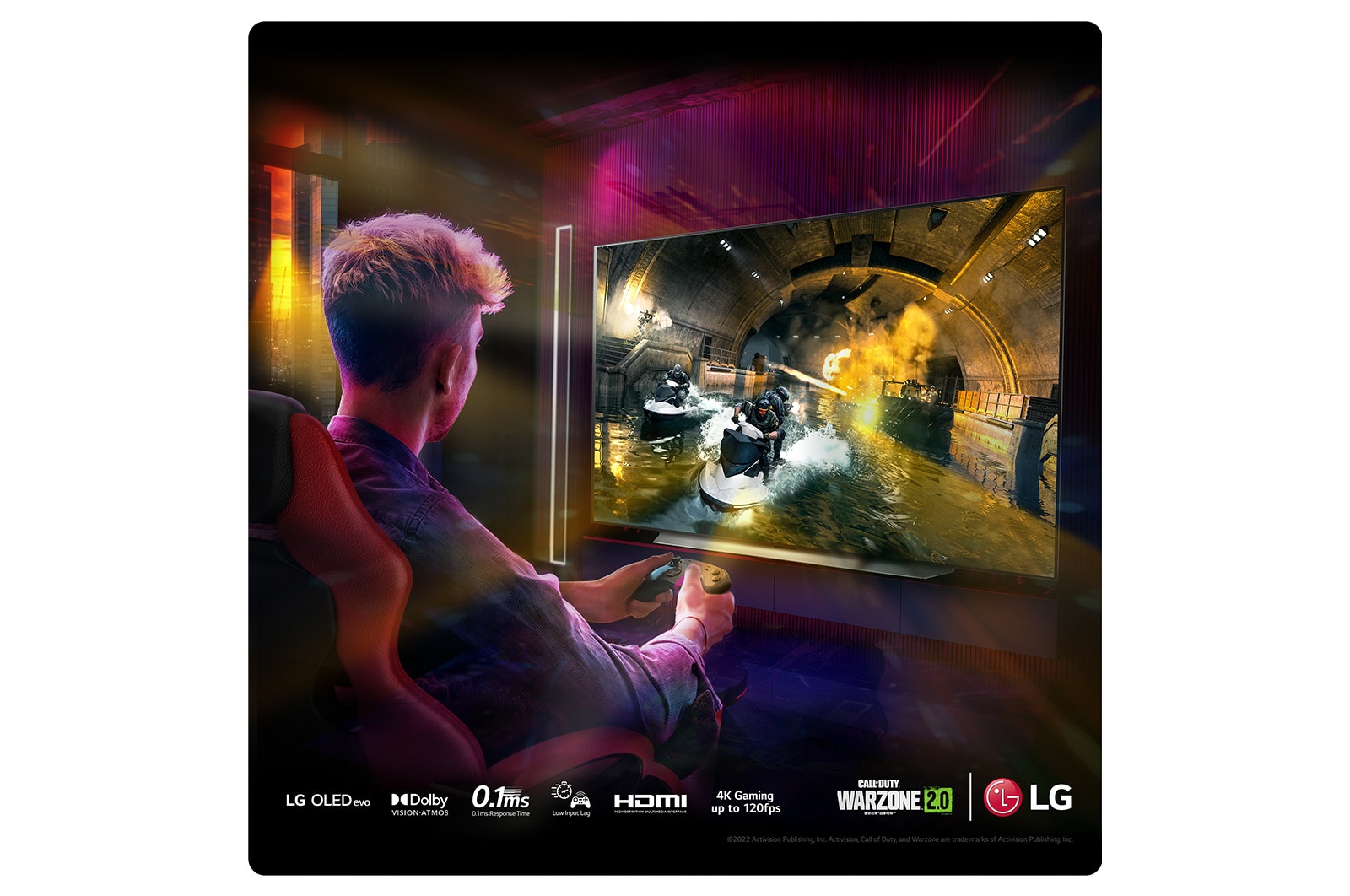 LG OLED evo C3 65 inch 4K Smart TV 2023, OLED65C36LC