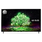 Front view of LG OLED A1 77&#34; 4K Smart TV OLED77A16LA