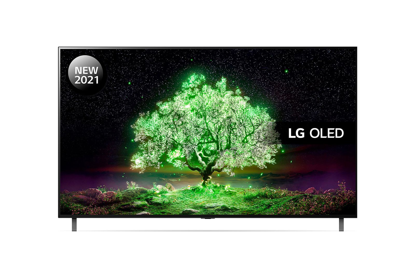 Front view of LG OLED A1 77&#34; 4K Smart TV OLED77A16LA