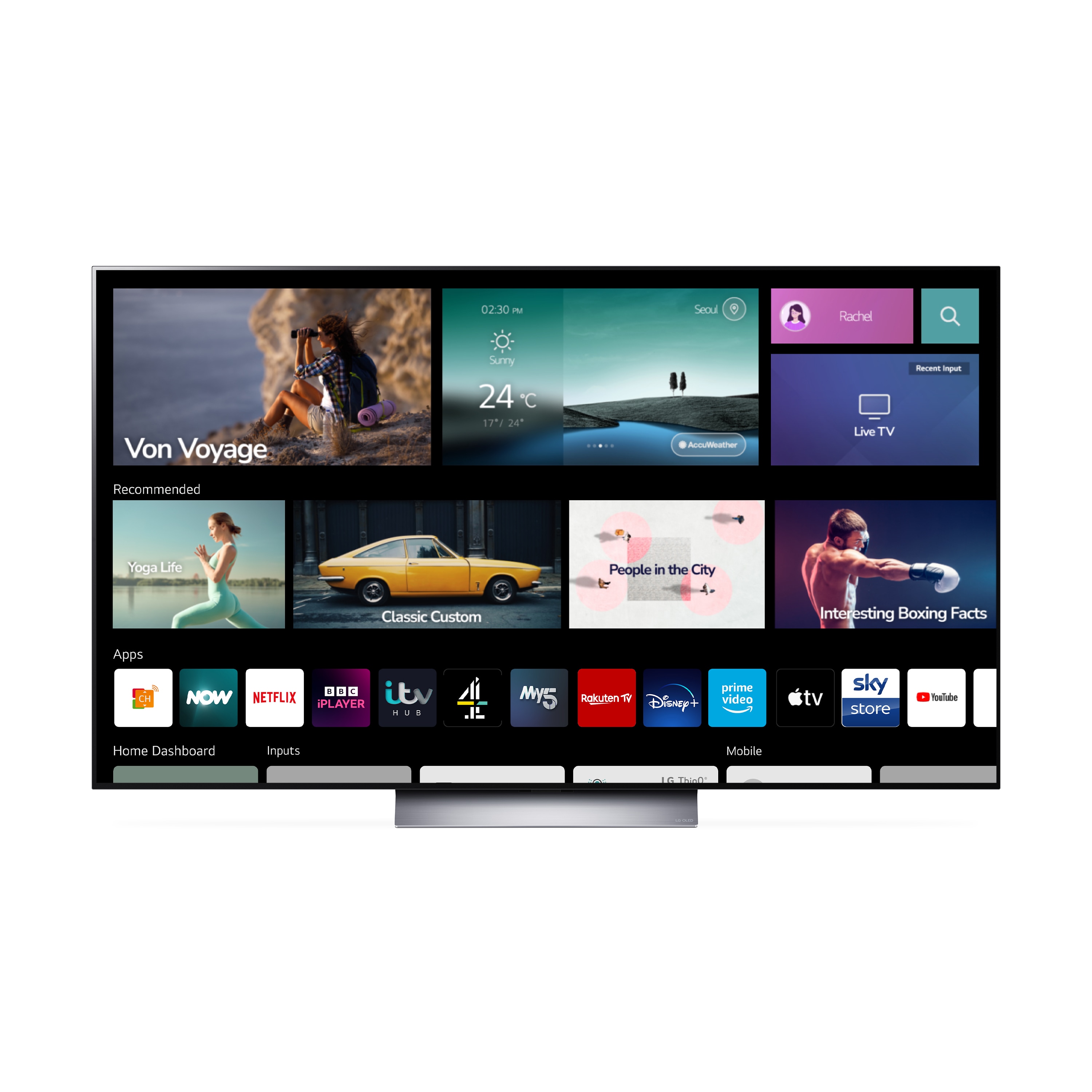 LG OLED evo C2 77 inch TV 2022, OLED77C24LA