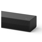 Front view of LG Soundbar US60T's side corner