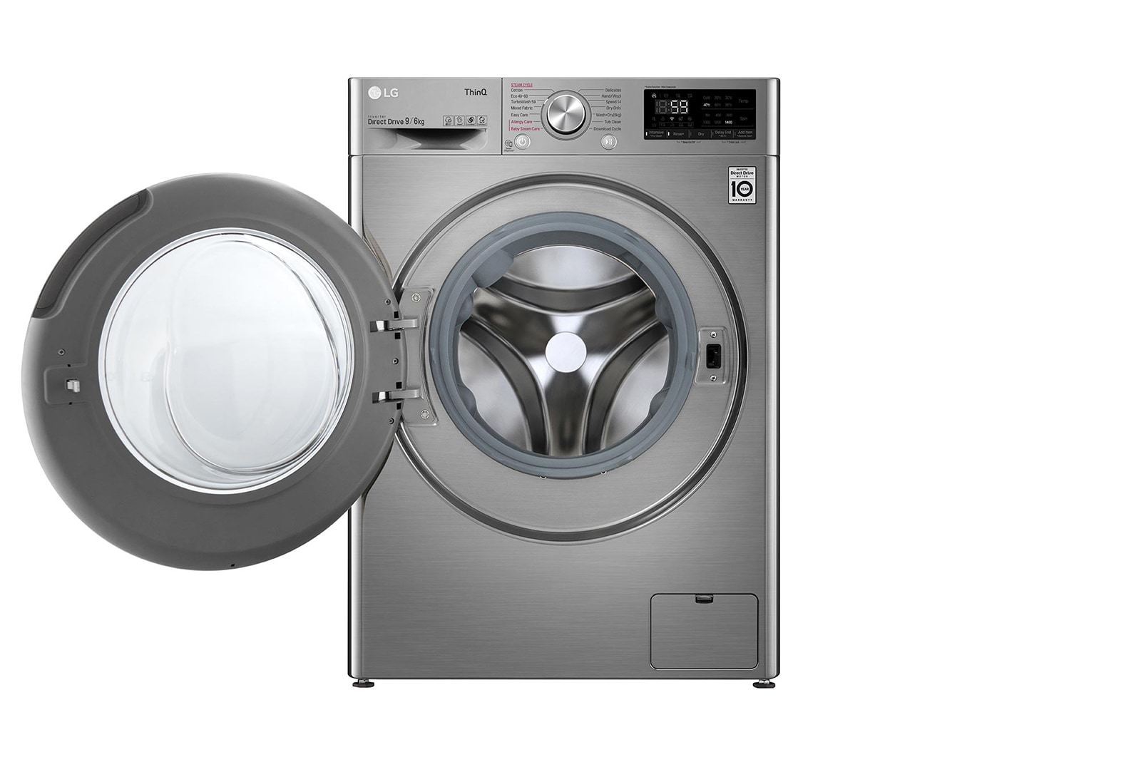 LG 9/6kg Washer Dryer Graphite LG Turbowash?, FWV796STSE