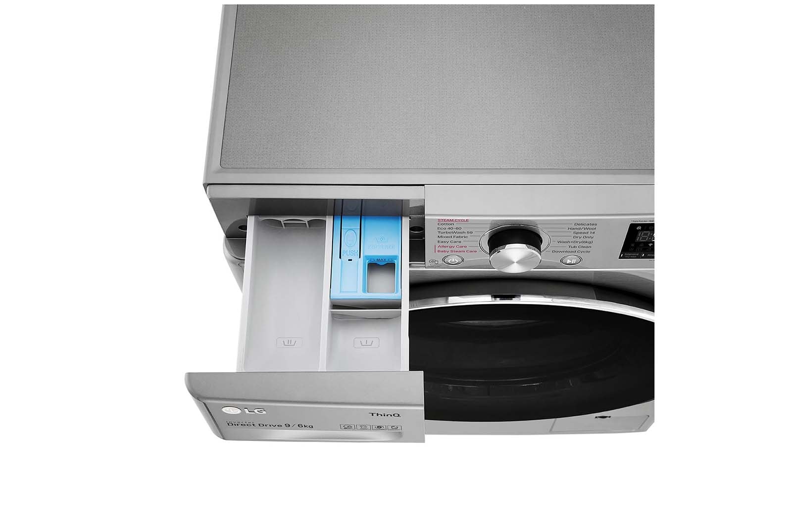 LG 9/6kg Washer Dryer Graphite LG Turbowash?, FWV796STSE