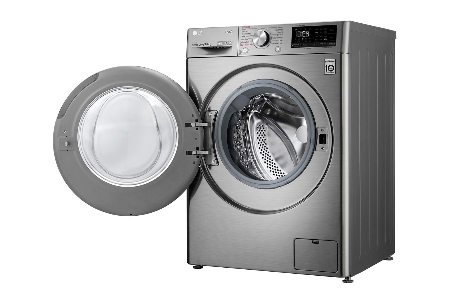 LG 9/6kg Washer Dryer Graphite LG Turbowash?, FWV796STSE