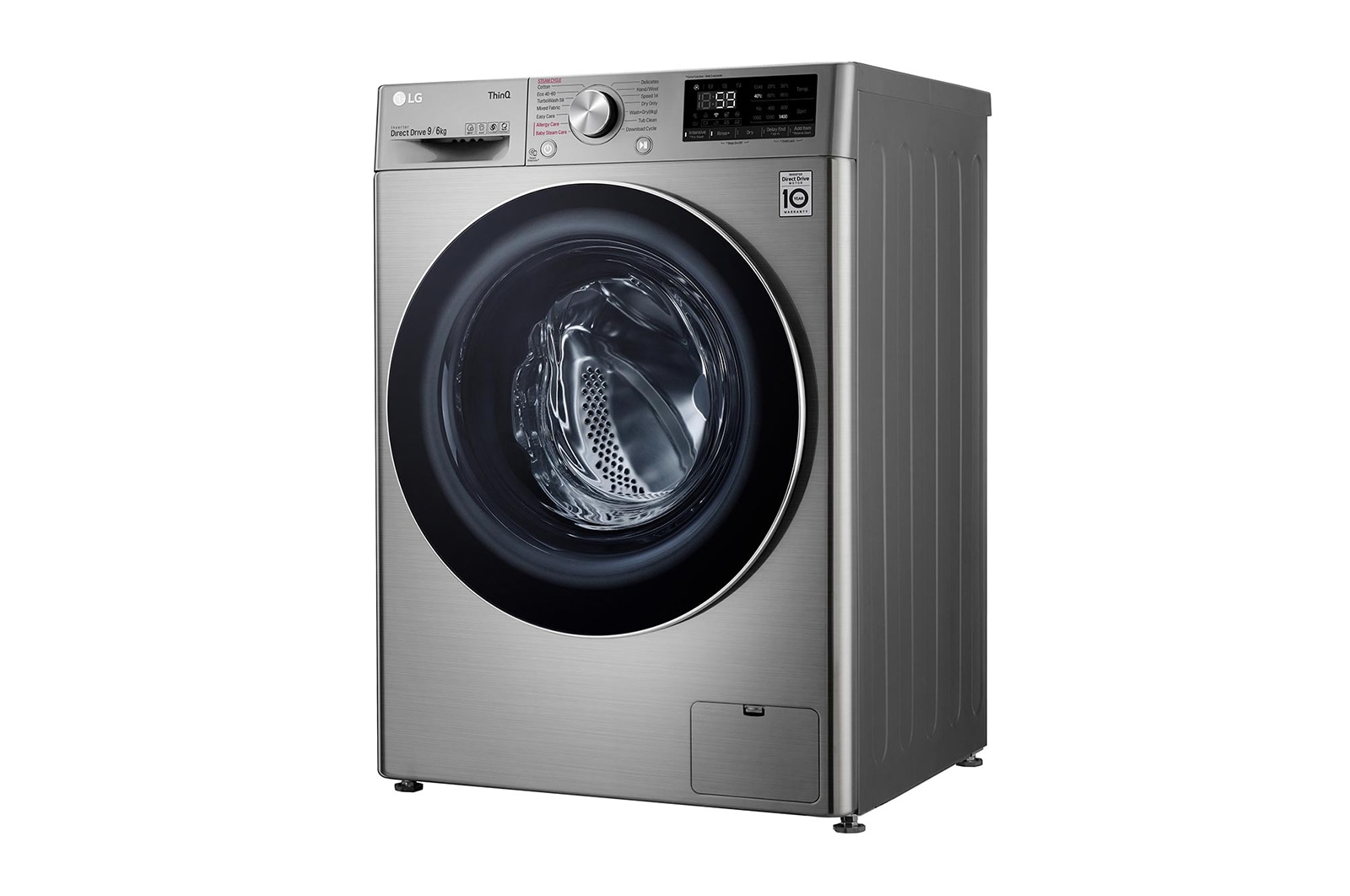 LG 9/6kg Washer Dryer Graphite LG Turbowash?, FWV796STSE