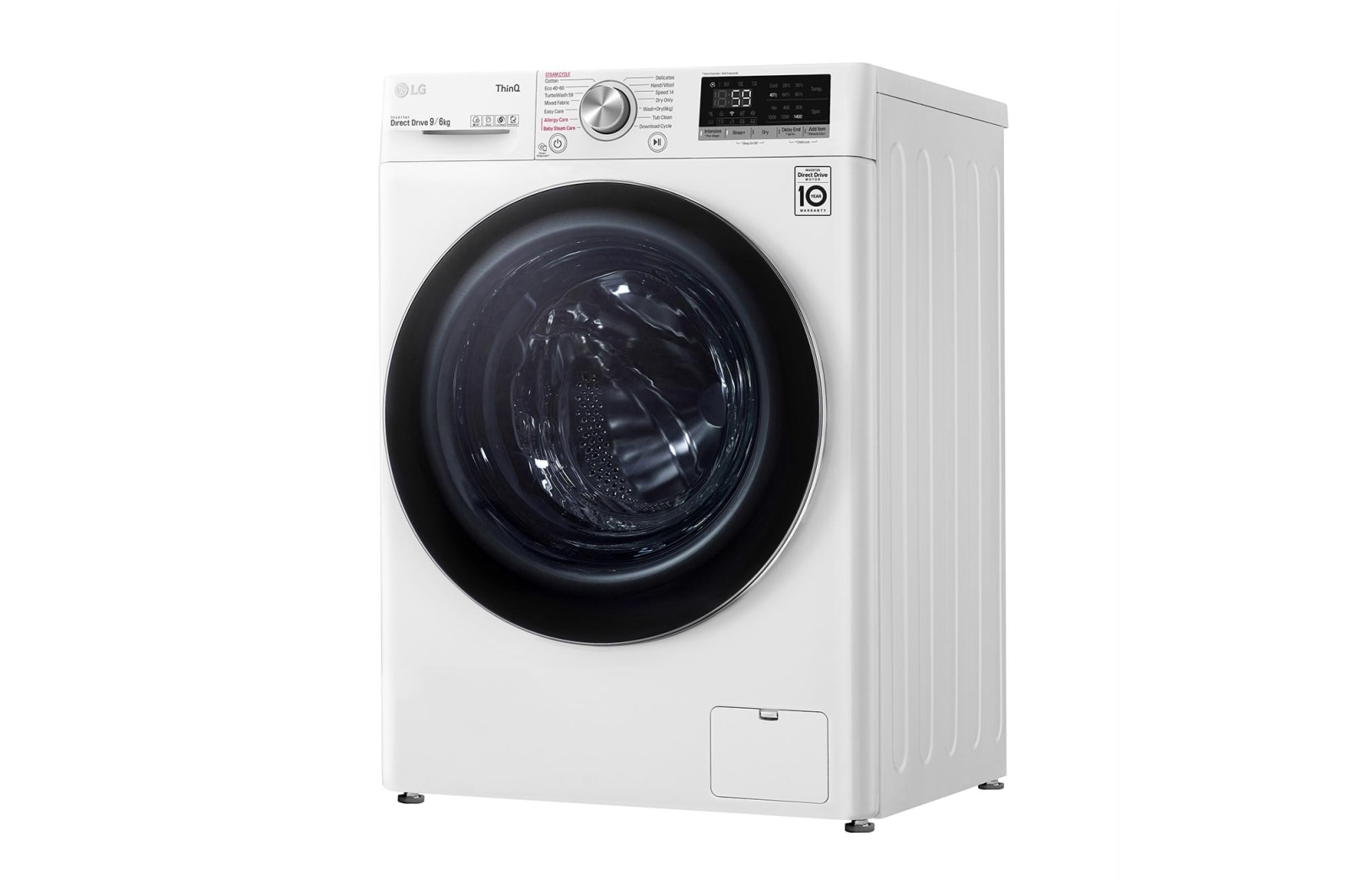 LG 9/6kg Washer Dryer White LG Turbowash?, FWV796WTSE