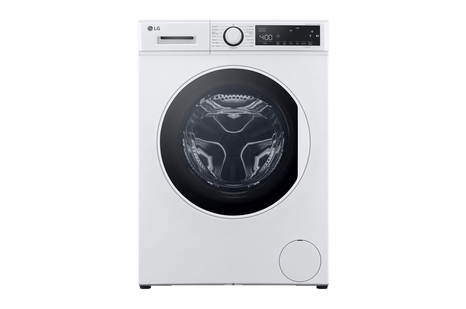 Front view of 8kg Washing Machine White Steam(F2T208WSE)