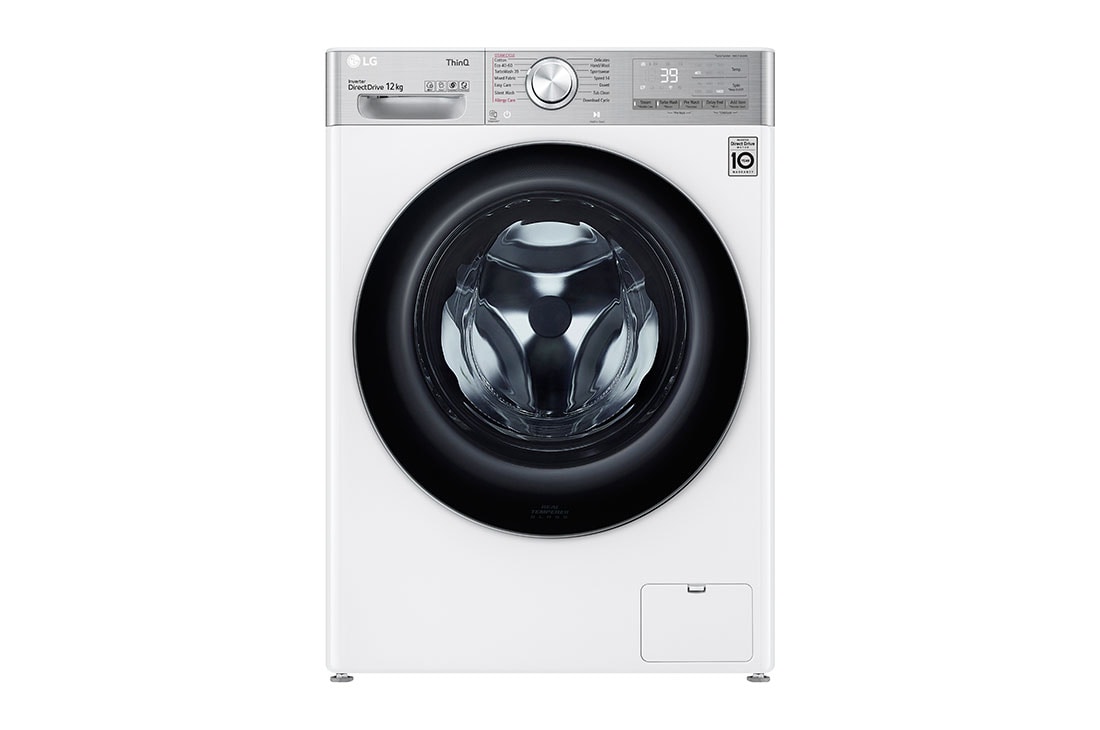 LG 12kg Washing Machine White AI DD?, F4V1012WTSE