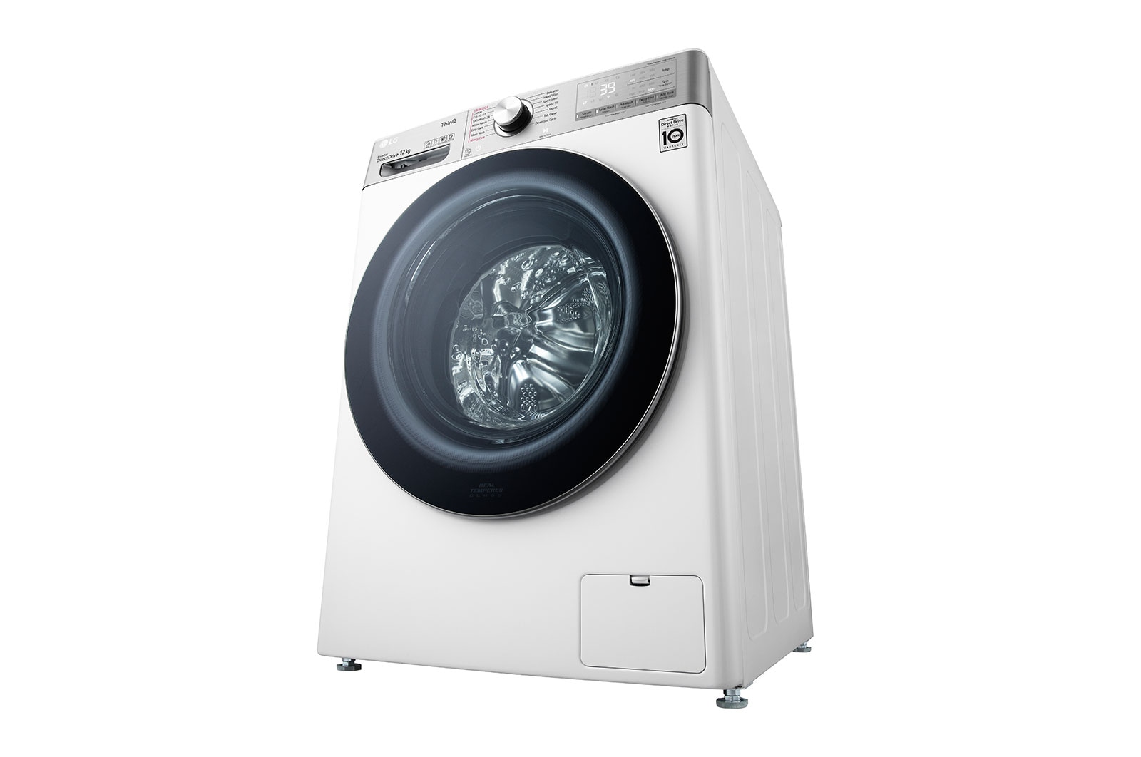 LG 12kg Washing Machine White AI DD?, F4V1012WTSE