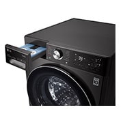 LG 12kg Washing Machine Black Steel AI DD?, F4V1112BTSA
