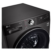 LG 12kg Washing Machine Black Steel AI DD?, F4V1112BTSA