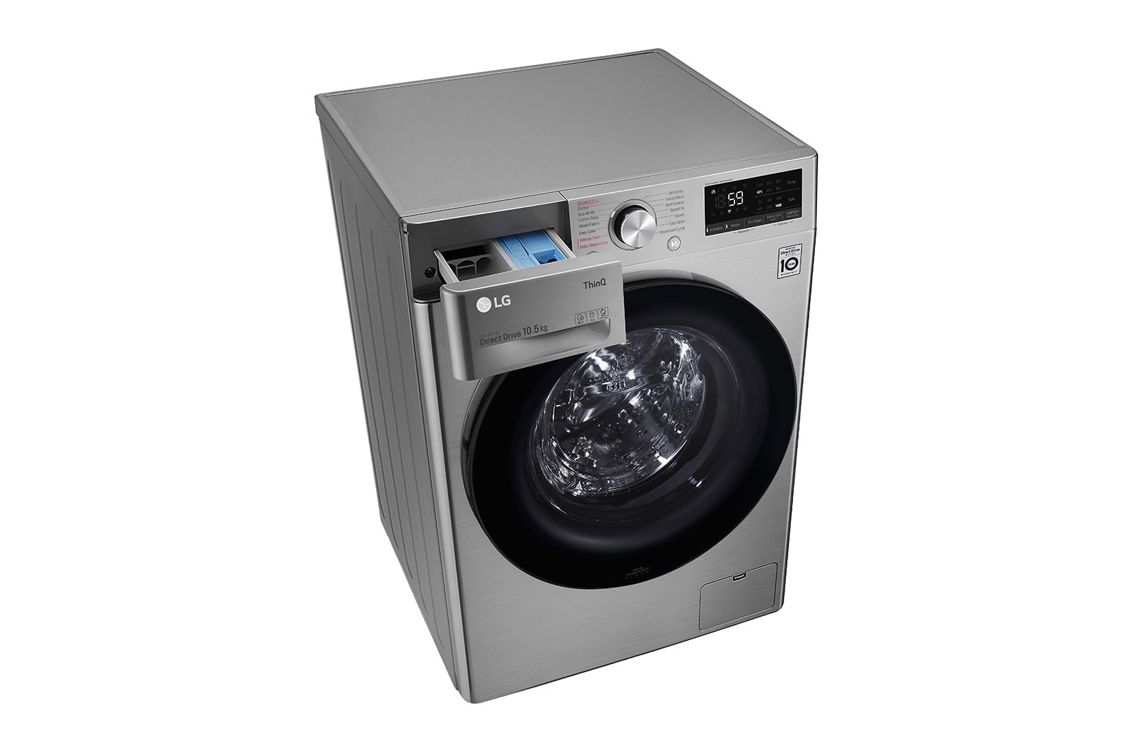 LG 10.5kg Washing Machine Graphite AI DD?, F4V510SSE