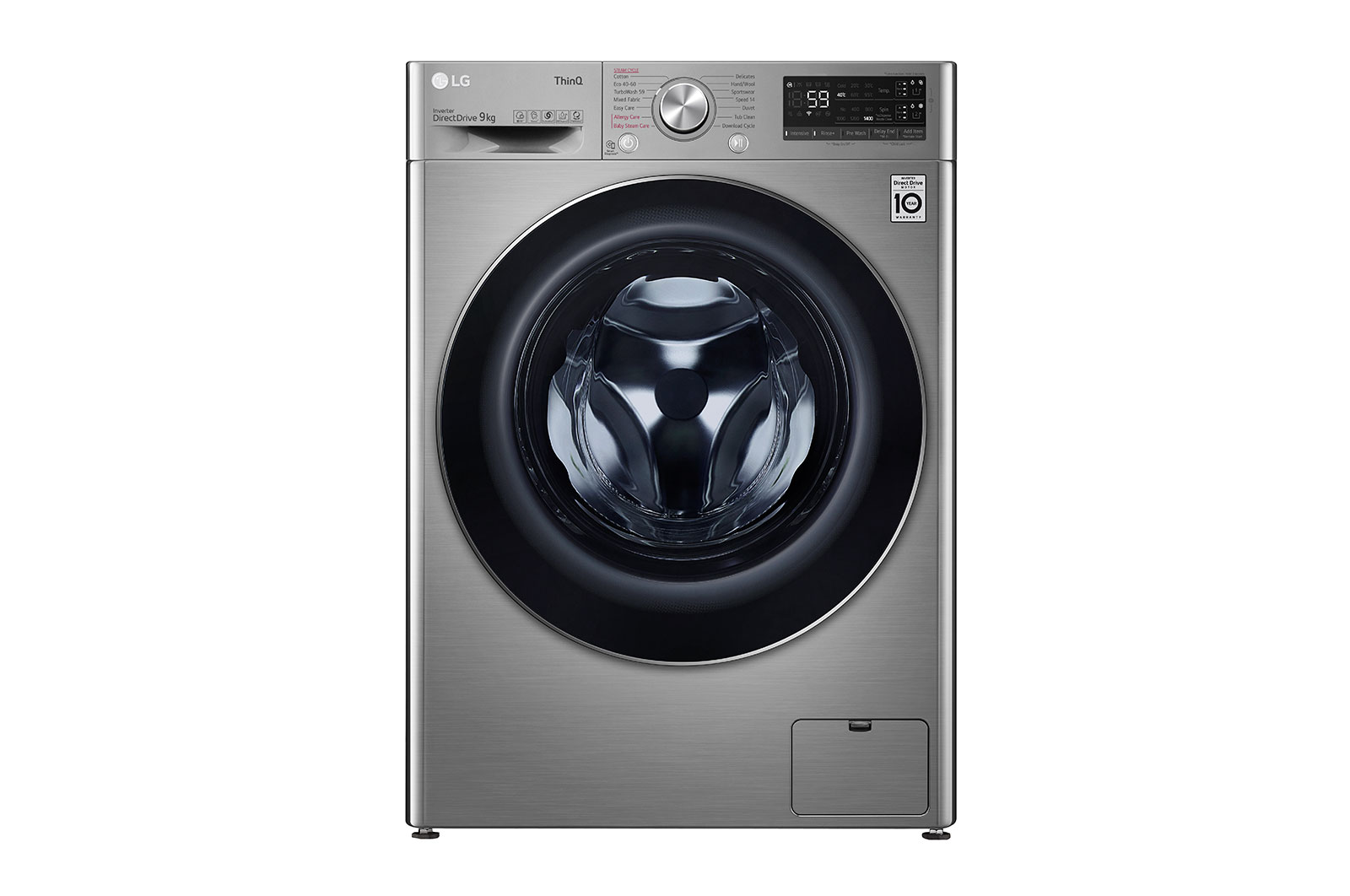 LG 9kg Washing Machine AI DD?, Graphite, F4V709STSA