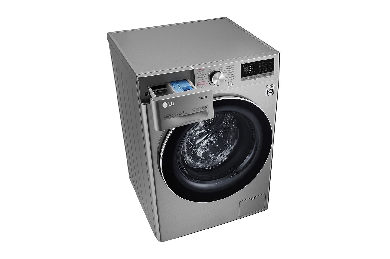 LG 10.5kg Washing Machine Graphite AI DD?, F4V710STSE