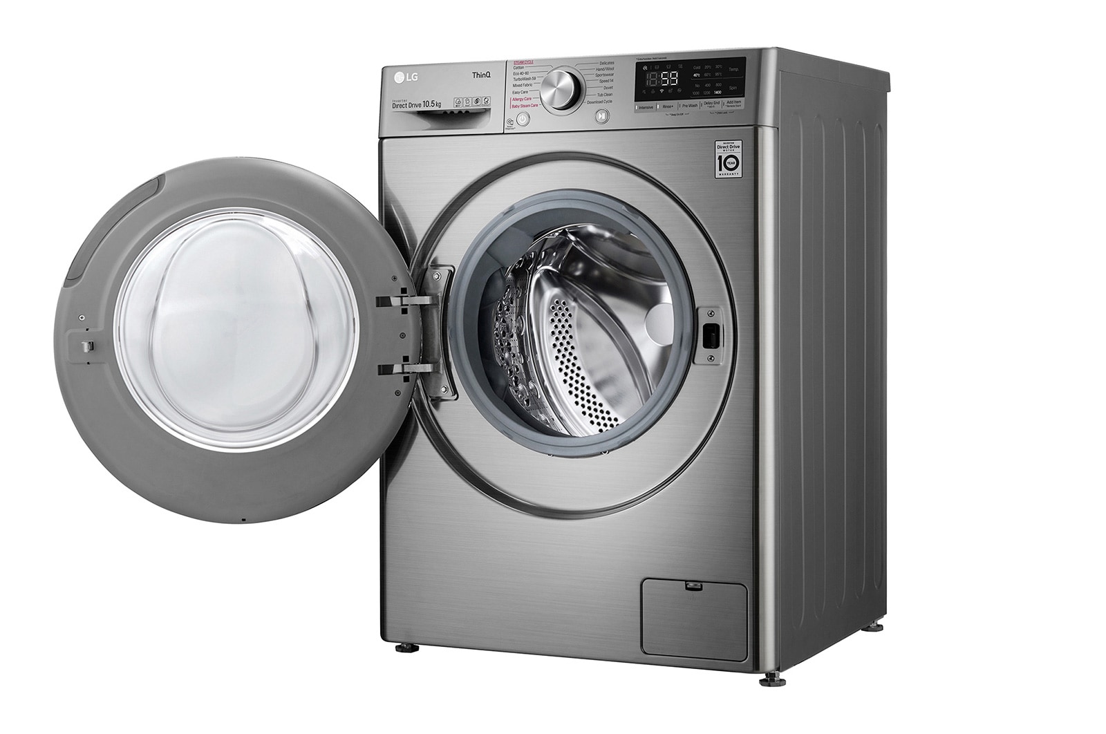 LG 10.5kg Washing Machine Graphite AI DD?, F4V710STSE