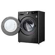 LG 9kg Washing Machine Black Steel AI DD?, F4V909BTSE