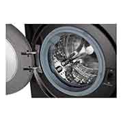 LG 9kg Washing Machine Black Steel AI DD?, F4V909BTSE
