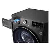 LG 9kg Washing Machine Black Steel AI DD?, F4V909BTSE