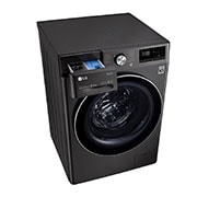 LG 10.5kg Washing Machine Black Steel Direct Drive, F4V910BTSE