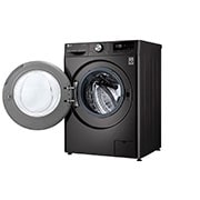 LG 10.5kg Washing Machine Black Steel Direct Drive, F4V910BTSE