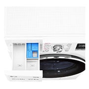 LG 10.5kg WiFi connected Washing Machine, White, F4V910WTSE