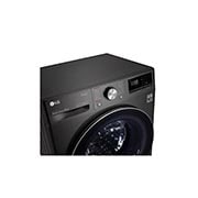 LG 9kg Washing Machine AI DD?, Black Steel, F6V1009BTSE